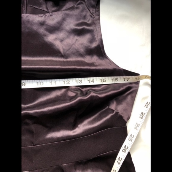 ❤️NWT Banana Republic 100% Silk Dress Maroon Sz 6 - Picture 9 of 9